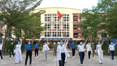 #14 Trường THPT Vĩnh Bình, huyện Gò Công Tây cùng “Tuổi Trẻ Tiền Giang – Vượt Qua Nỗi Sợ nCoV”