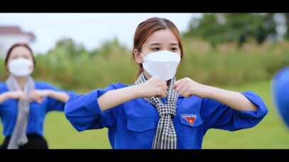 #2 Trường THPT Thiên Hộ Dương, huyện Cái Bè cùng “Tuổi Trẻ Tiền Giang – Vượt Qua Nỗi Sợ nCoV”