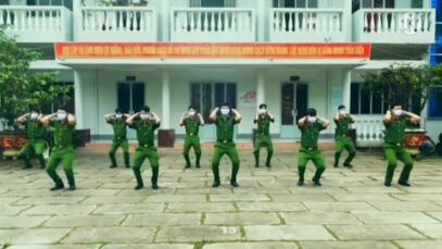 Đoàn cơ sở Công an Huyện Vĩnh Thuận cùng “Kiên Giang – Vượt Qua Nỗi Sợ nCoV”