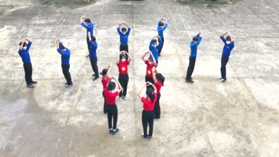 Trường THPT Cao Bá Quát (Núi Thành) cùng “Quảng Nam – Vượt Qua Nỗi Sợ nCoV”