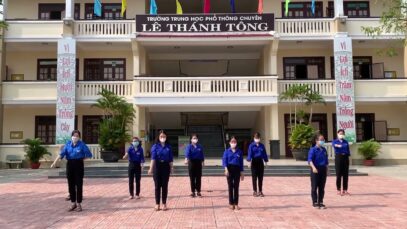 Trường THPT chuyên Lê Thánh Tông (Hội An) cùng “Quảng Nam – Vượt Qua Nỗi Sợ nCoV”