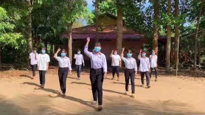 Trường THPT Nguyễn Trãi, Huyện Giồng Trôm cùng “Bến Tre – Vượt Qua Nỗi Sợ nCoV”