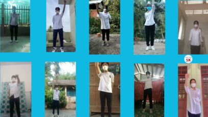 Trường THPT Phan Văn Trị, huyện Giồng Trôm cùng “Bến Tre – Vượt Qua Nỗi Sợ nCoV”