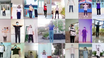 Trường THPT Trần Văn Ơn, huyện Châu Thành cùng “Bến Tre – Vượt Qua Nỗi Sợ nCoV”