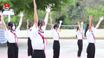 #4 Trường PTDTNT THCS và THPTCư Jút – huyện Cư Jút cùng “Sức Sống Đắk Nông – Lửa hồng chiến thắng nCoV”
