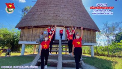 CB1 Đoàn xã Đăk Mar, huyện Đăk Hà cùng “Tuổi Trẻ Kon Tum – Vượt Qua Nỗi Sợ nCoV”